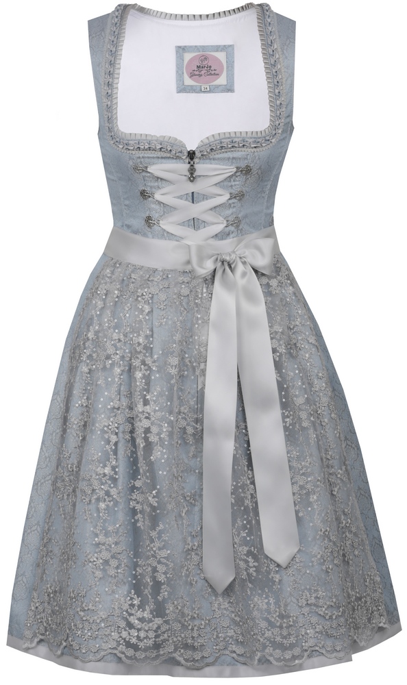 Himmelkron 65 silberblau Dirndl von MARJO