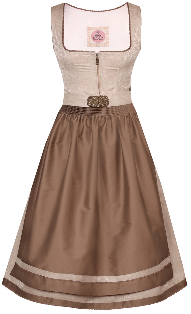 Lalling 65 taupe  Dirndl von Marjo 