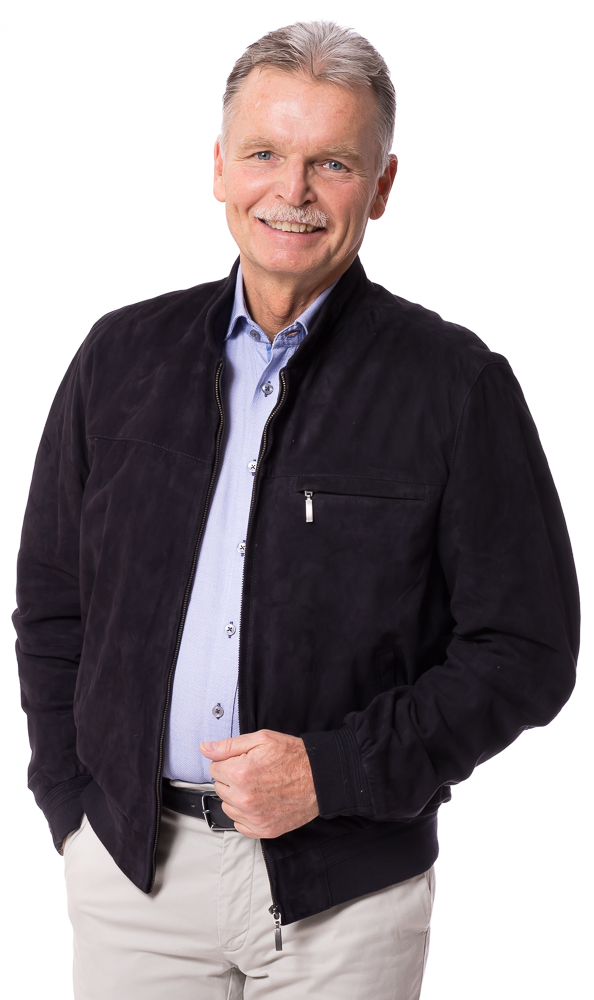 Jupp marine Herren Velourleder Blouson von MADDOX