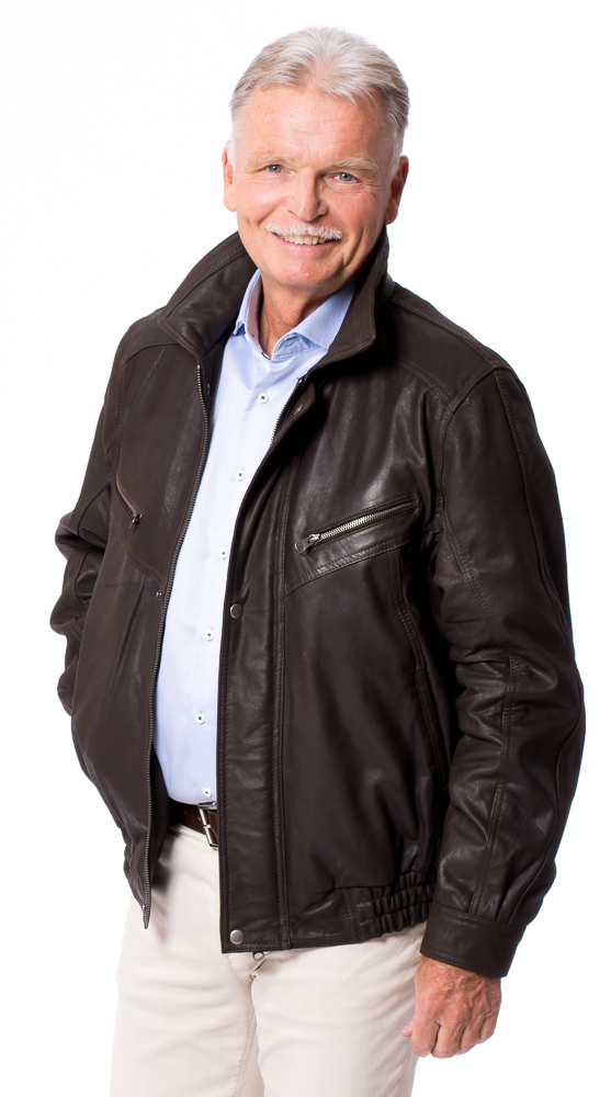 Renzo schwarz Blouson Nappaleder schwarz von TRENDZONE