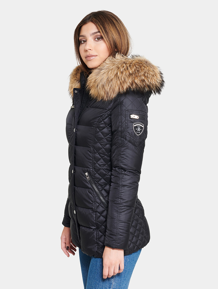 Beam Mid Daunenjacke schwarz von ROCKANDBLUE