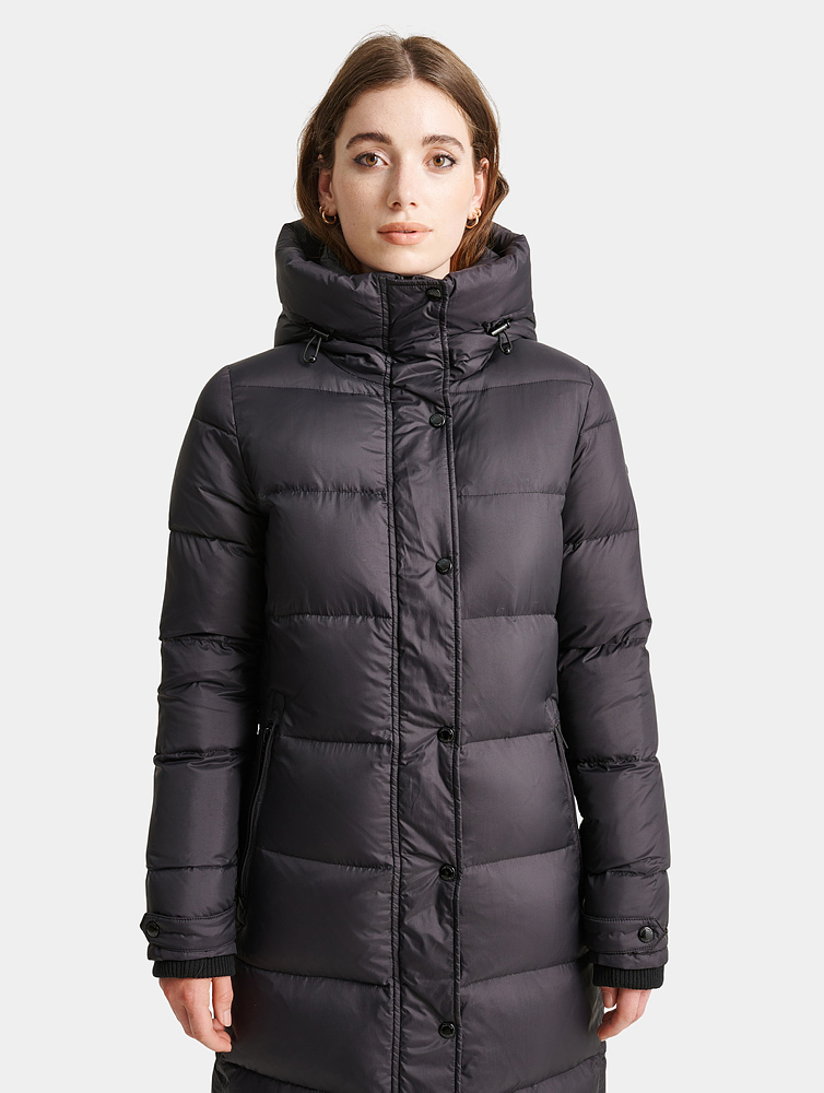 Falcon schwarzer Daunen Winter- Mantel von ROCKANDBLUE