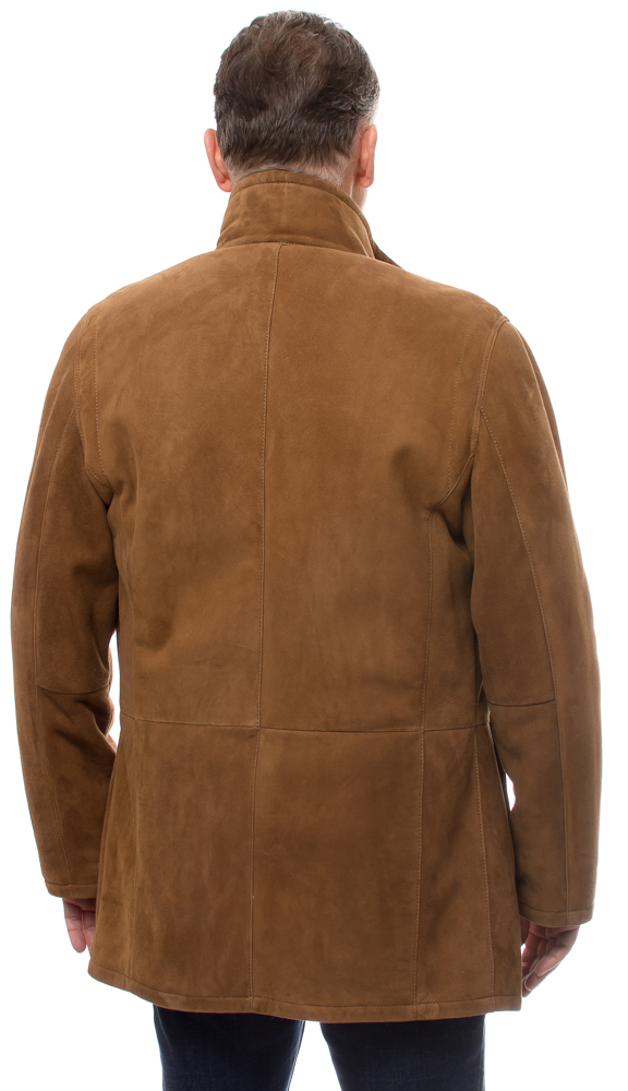 Norway cognac Herren Lammfelljacke von TRENDZONE