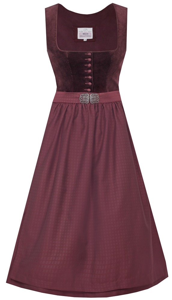 Osterhofen 65 bordeaux  Dirndl von Marjo 