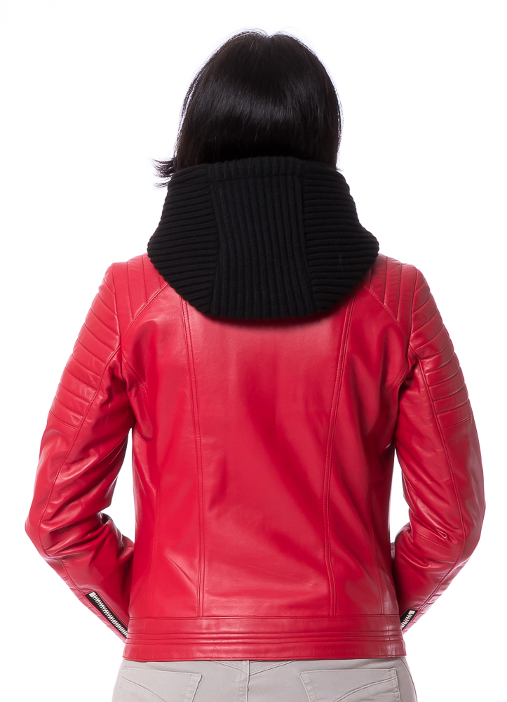 Neusiedl-19622 SR-1115 rote Nappa Lederjacke von TRENDZONE