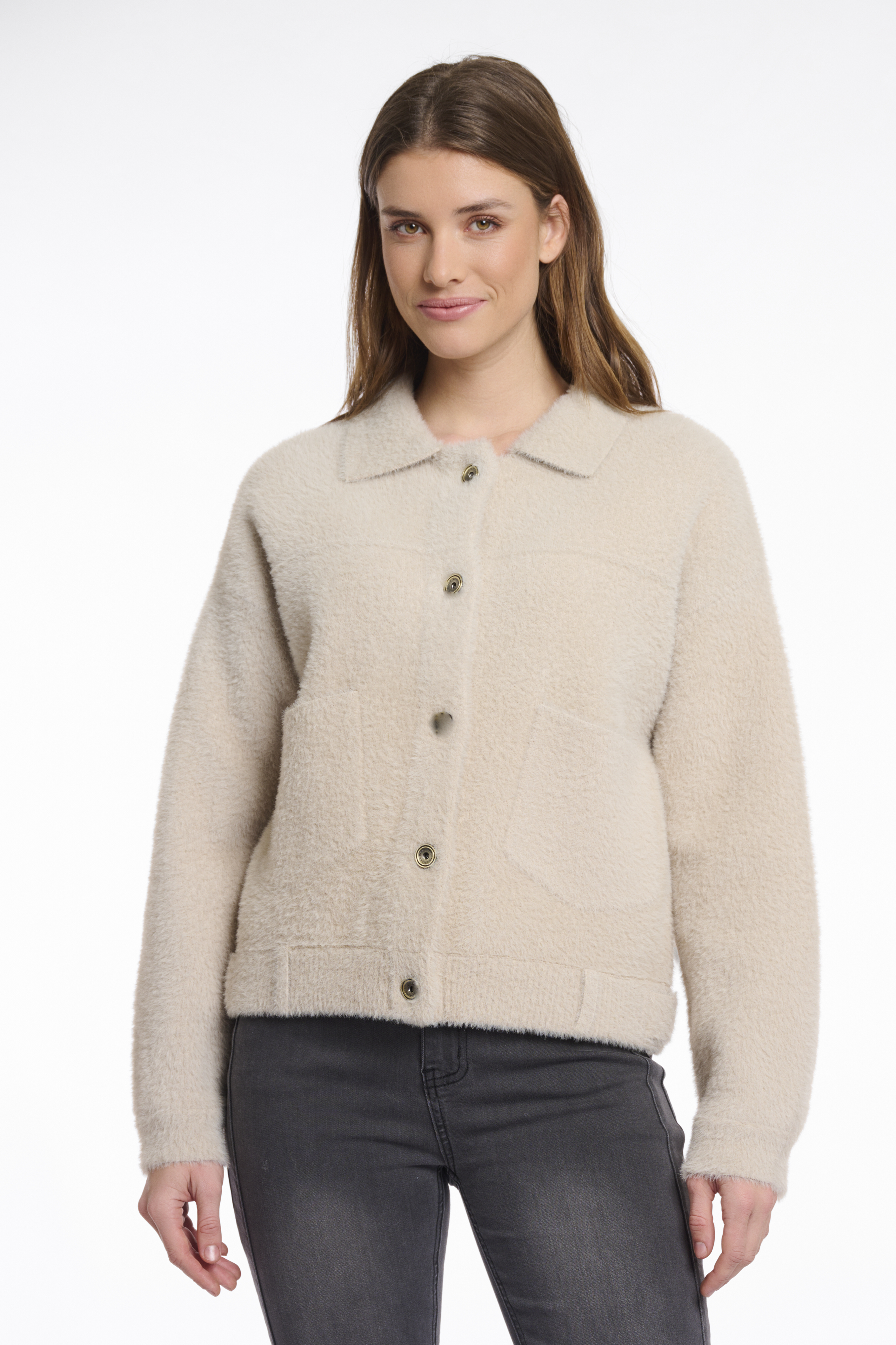 Bubbly stone Webpelz Jacke von RINO&PELLE 