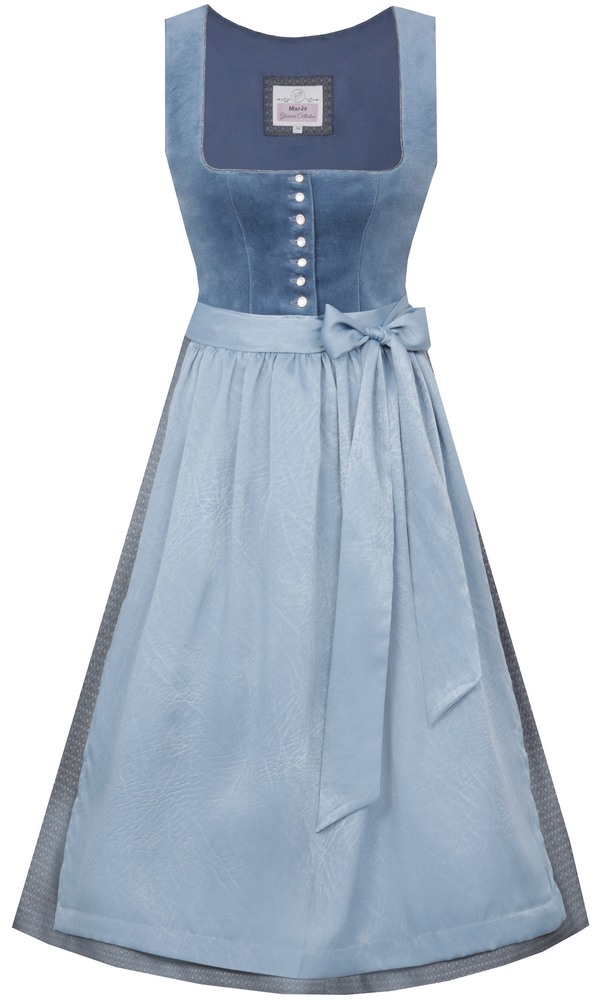 Petersdorf 70 taubenblau  Dirndl von Marjo 