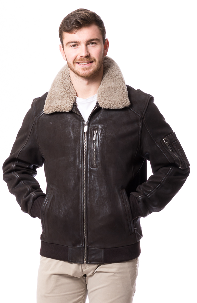 B-52 brauner Flieger - Blouson von JILANI