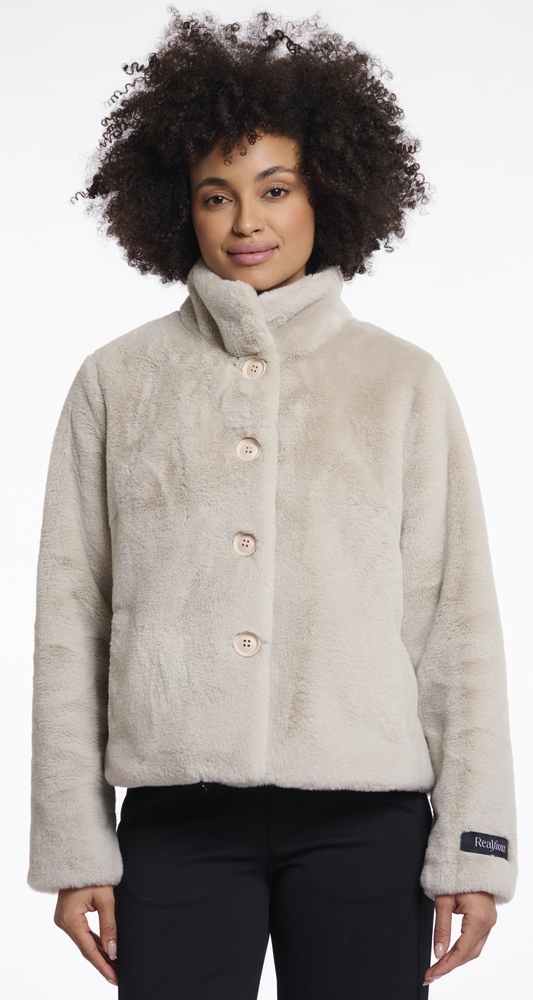 Vie birch Web-Fell Jacke von RINO&PELLE 