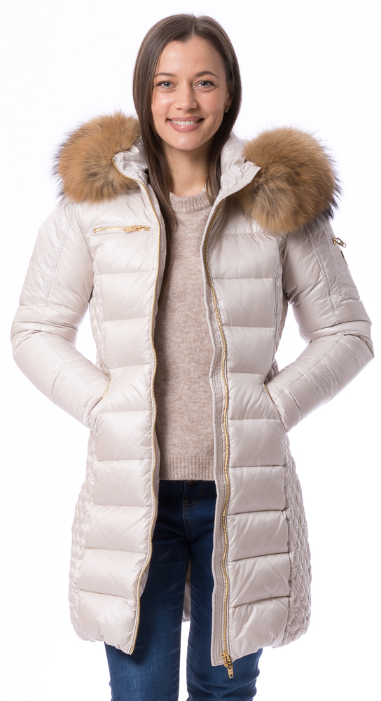 Ciara moonlight/natur Daunen Jacke von ROCKANDBLUE