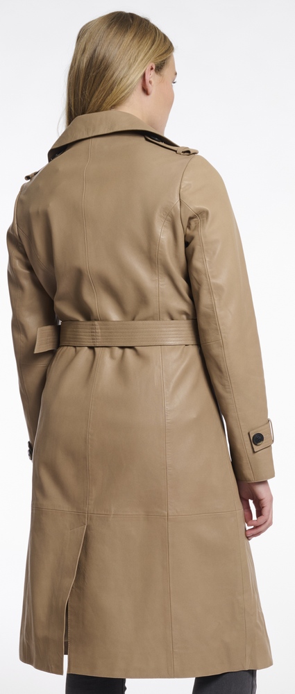 Irene brew Nappaleder Trenchcoat von RINO&PELLE 