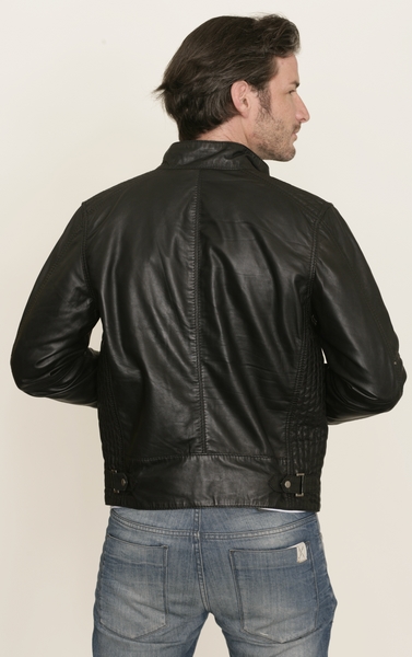 Rambo schwarz Nappaleder Jacke von TRENDZONE