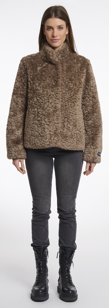 Kion toffee Webpelz Jacke von RINO&PELLE 