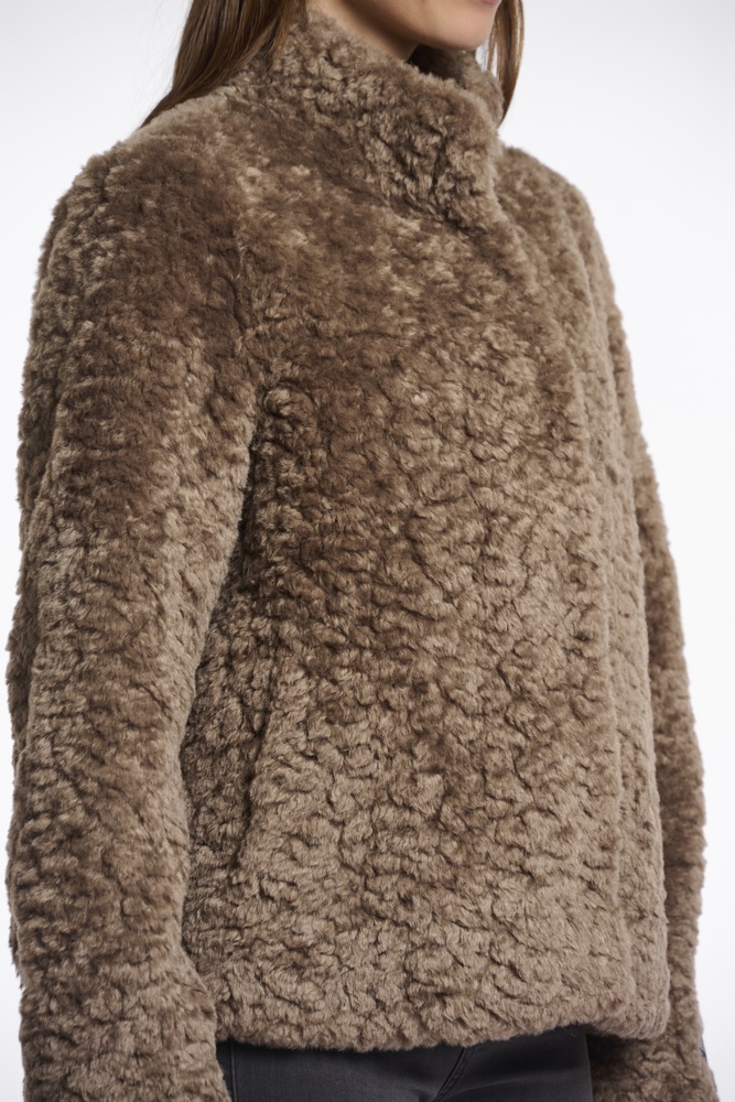 Kion toffee Webpelz Jacke von RINO&PELLE 