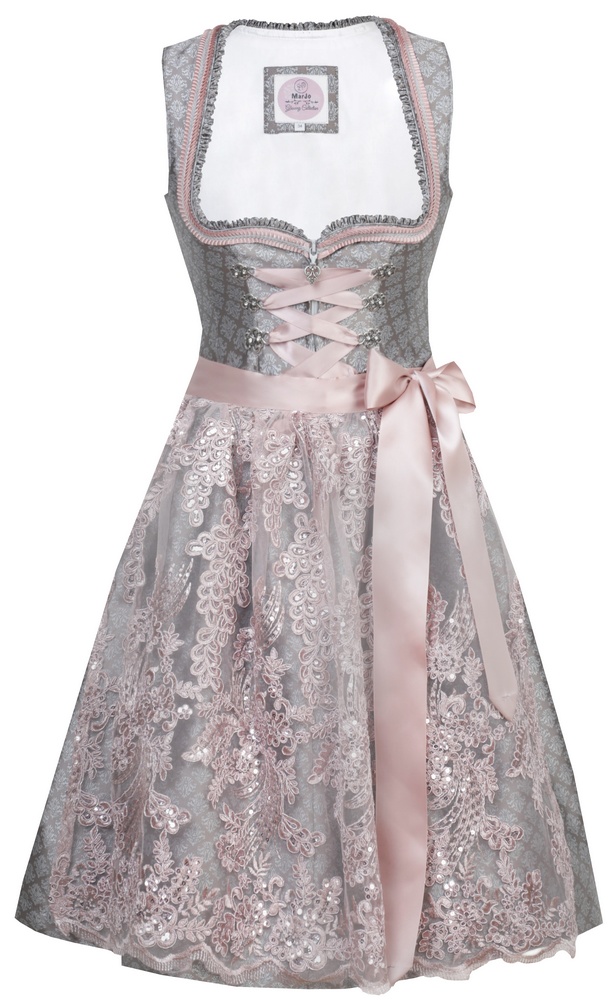  Mia 58 coffee/rose Dirndl von MARJO