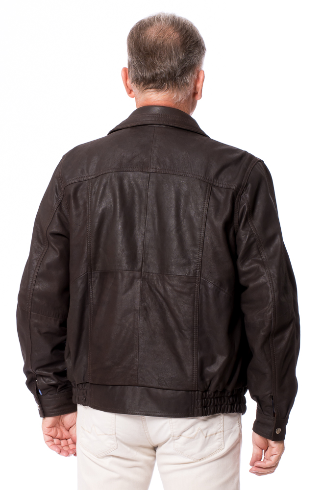 Renzo schwarz Blouson Nappaleder schwarz von TRENDZONE