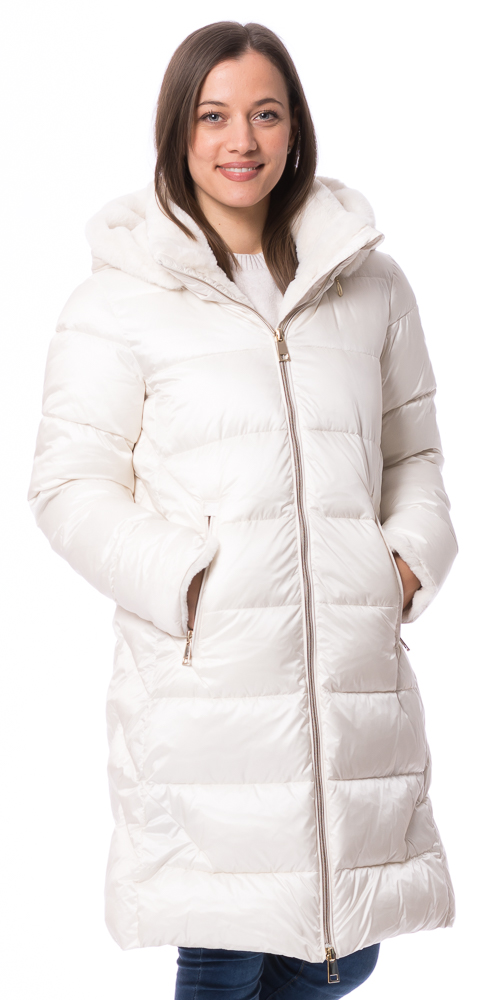 Miranda weiß Microfaser Jacke für Frauen von MILESTONE Miranda weiß Microfaser Jacke für Frauen von MILESTONE