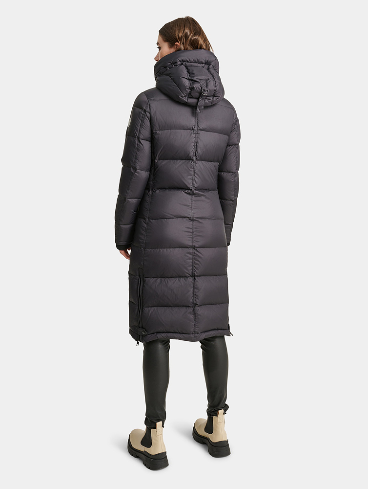 Falcon schwarzer Daunen Winter- Mantel von ROCKANDBLUE