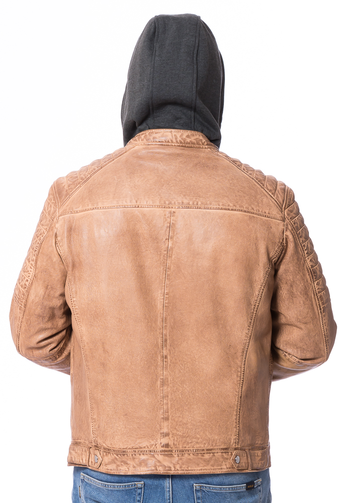 Chicago camel Lederjacke für Herren von MADDOX