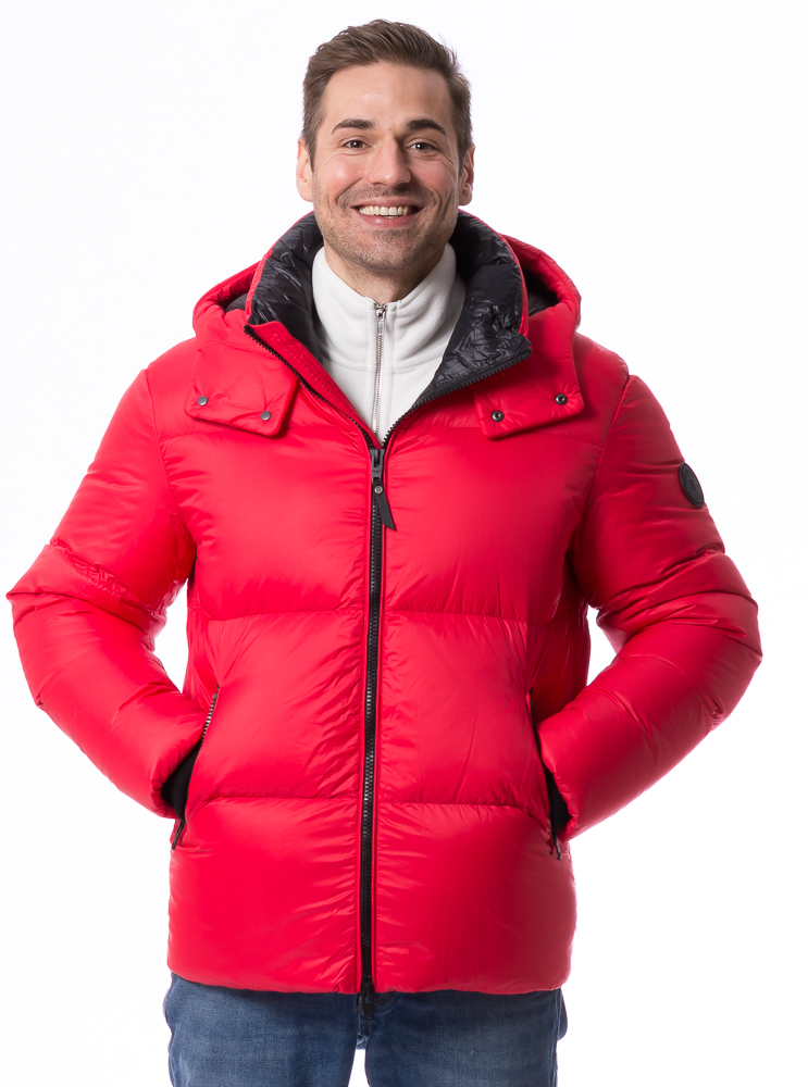 Ville rot Daunen Jacke für Herren von ROCKANDBLUE