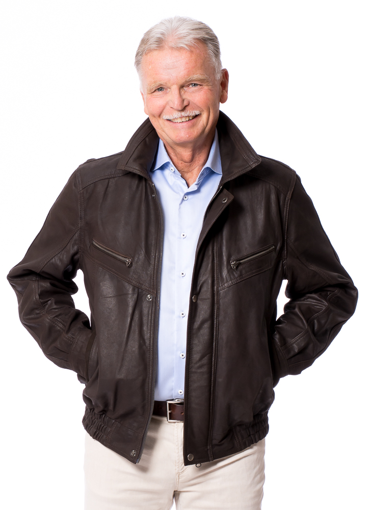 Renzo schwarz Blouson Nappaleder schwarz von TRENDZONE