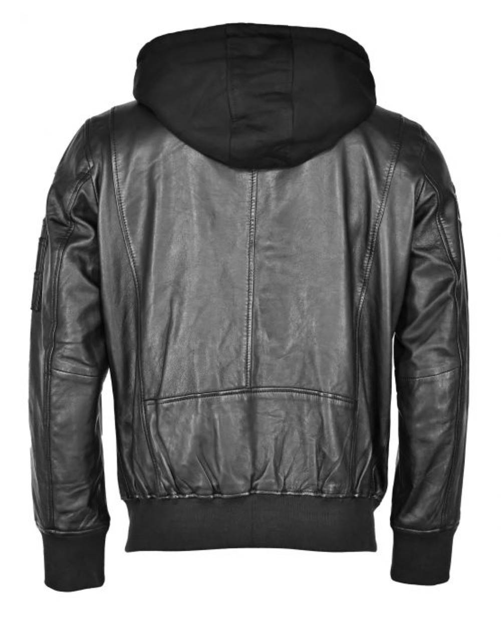 TGLJ 1020 schwarze Lederjacke von TOPGUN