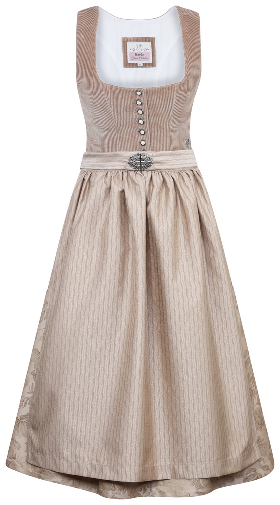 Hofkirchen 70 taupe Dirndl von Marjo