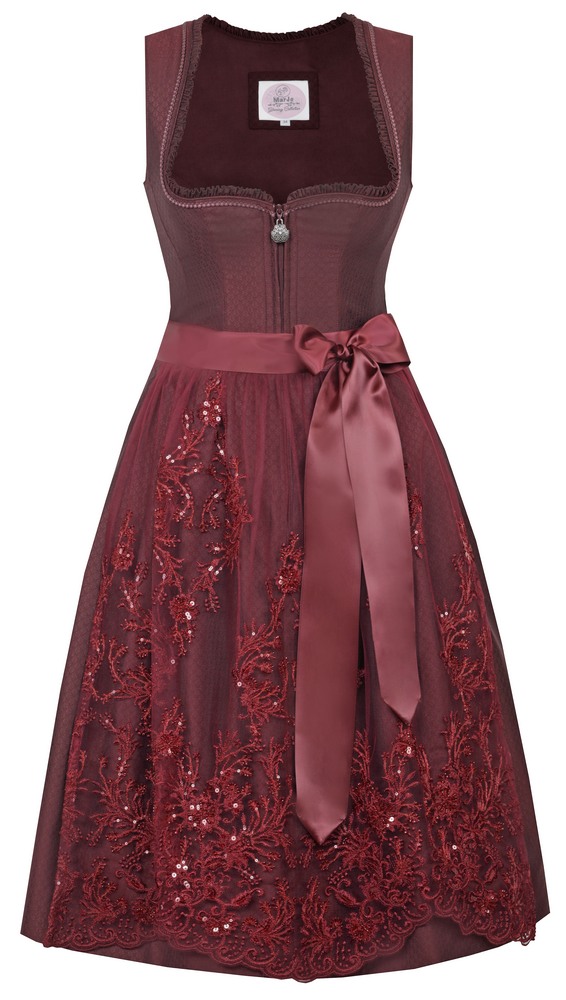 Thiersheim 65 mahagoni  Dirndl von Marjo 