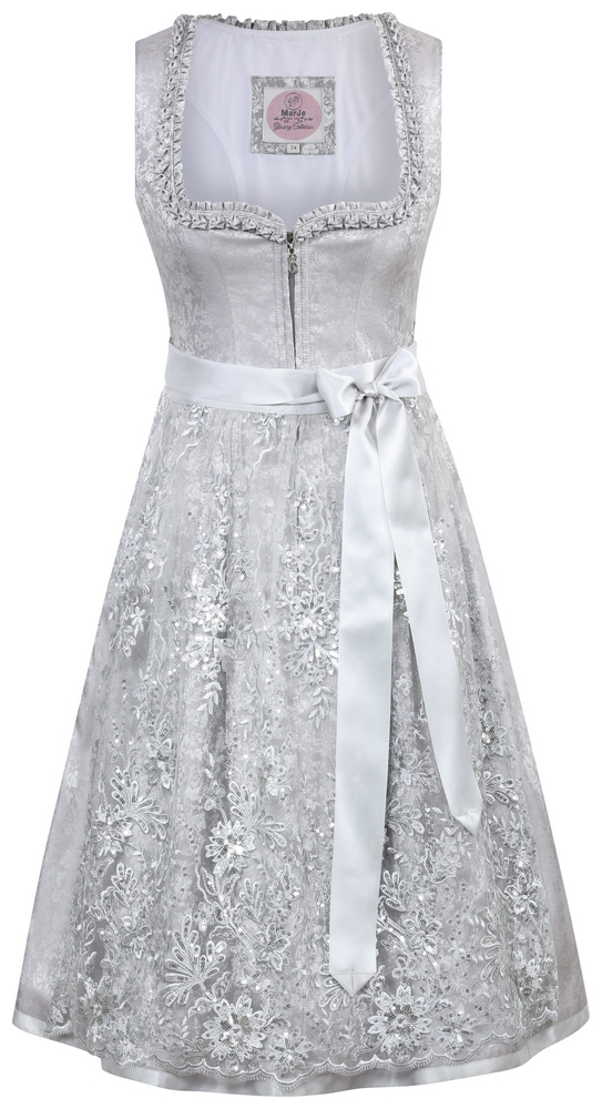 Antdorf 58 kuschelgrau Dirndl von MARJO