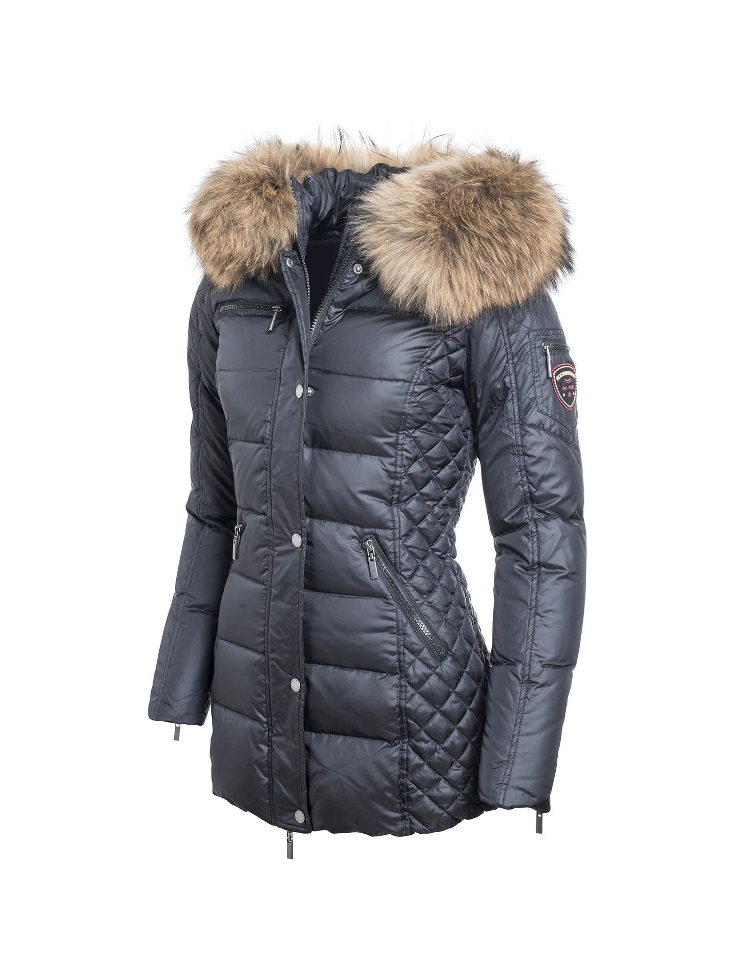 Beam Mid Daunenjacke schwarz von ROCKANDBLUE