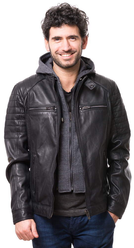 Gianmaria-12530 Rock Herren Nappa Jacke von TRENDZONE