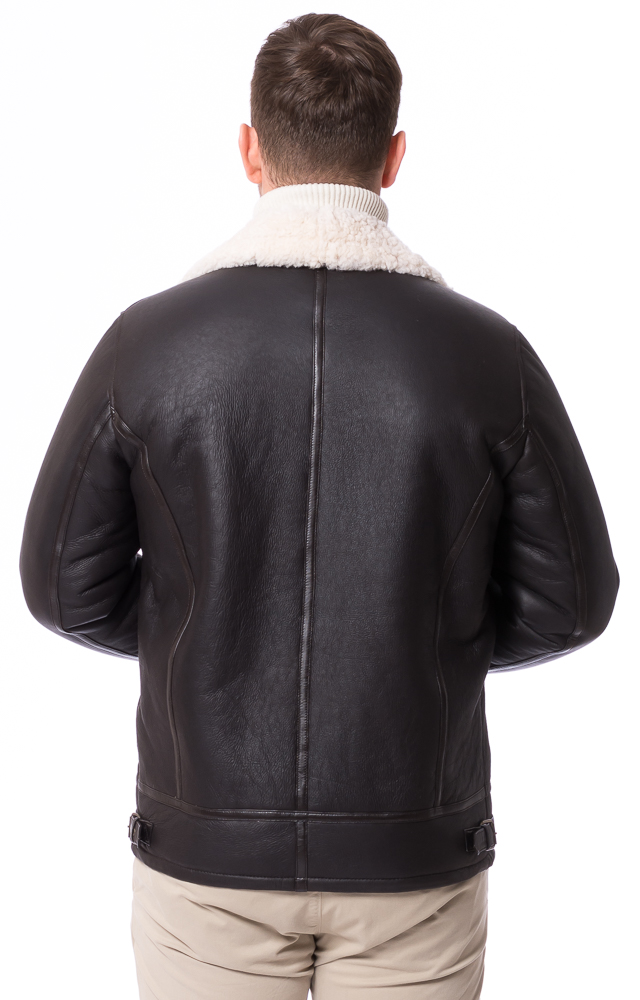 Bill jacket für Herren aus gewachsenen Lammfell von ROCKANDBLUE