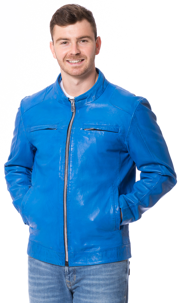 Kawelo hellbau Lammnappa Jacke für Herren von JILANI