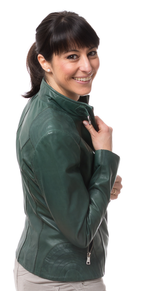 Grüne wildlederjacke Clearance
