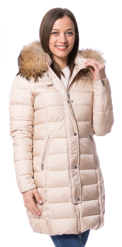 Joyce ivory/natural Daunen Jacke für Damen von ROCKANDBLUE