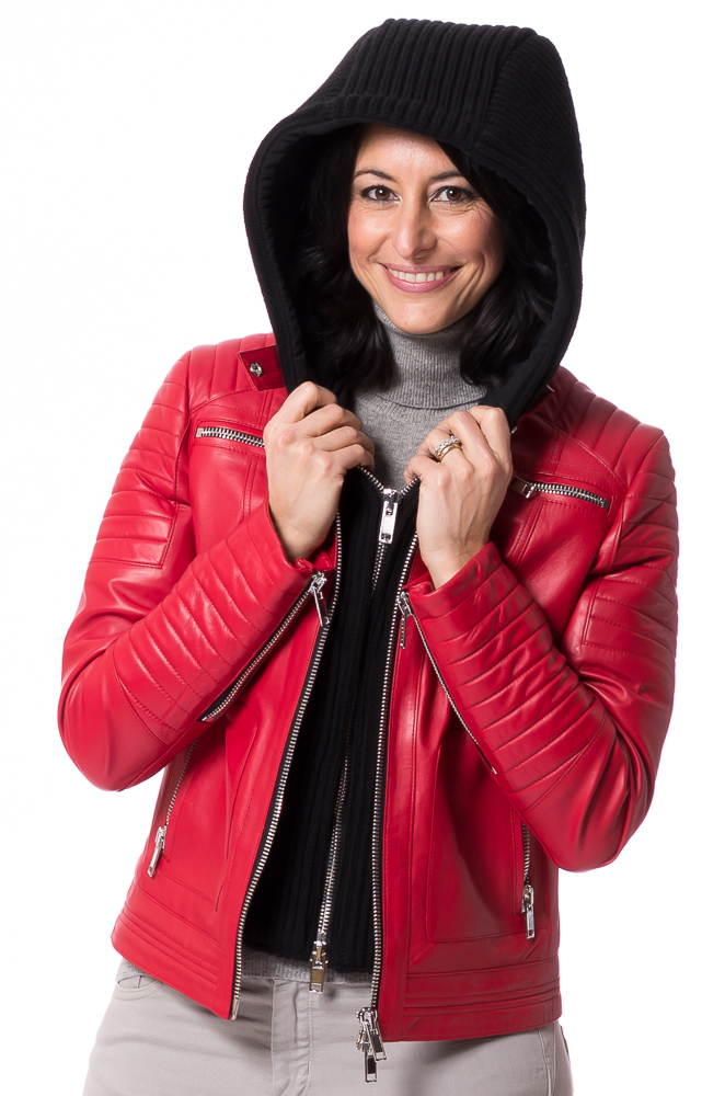 Neusiedl-19617 SR-1115 rote Nappa Lederjacke von TRENDZONE
