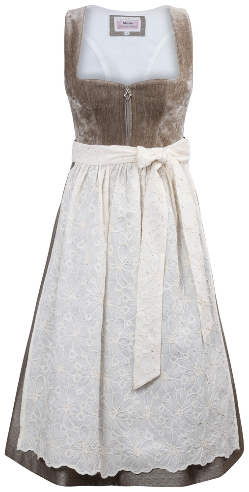 Eidenberg 70 teak/seidenweiß Dirndl von MARJO