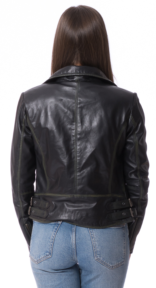 Olga schwarz used Damen Lederjacke von TRENDZONE Olga schwarz used Damen Lederjacke von TRENDZONE