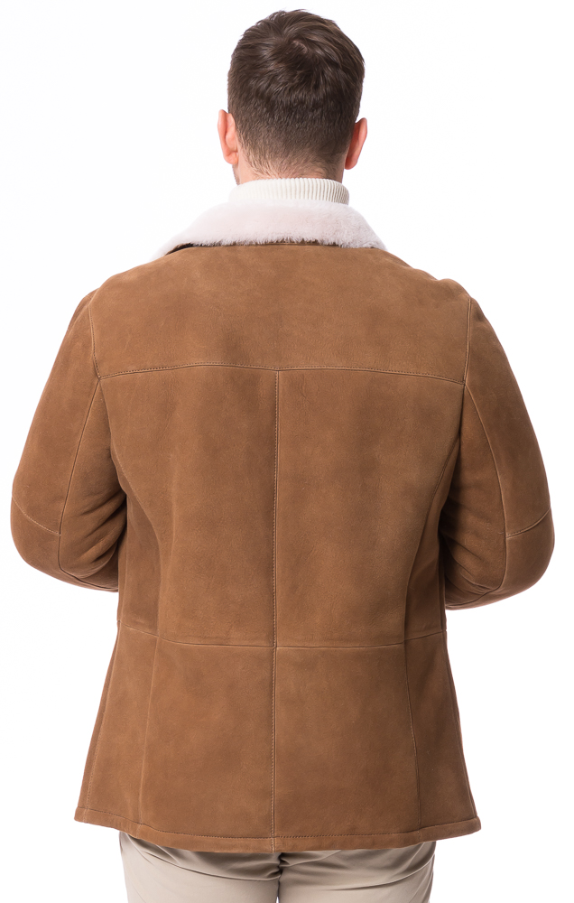 Harry cognac Lammfell Jacke für Herren von TRENDZONE