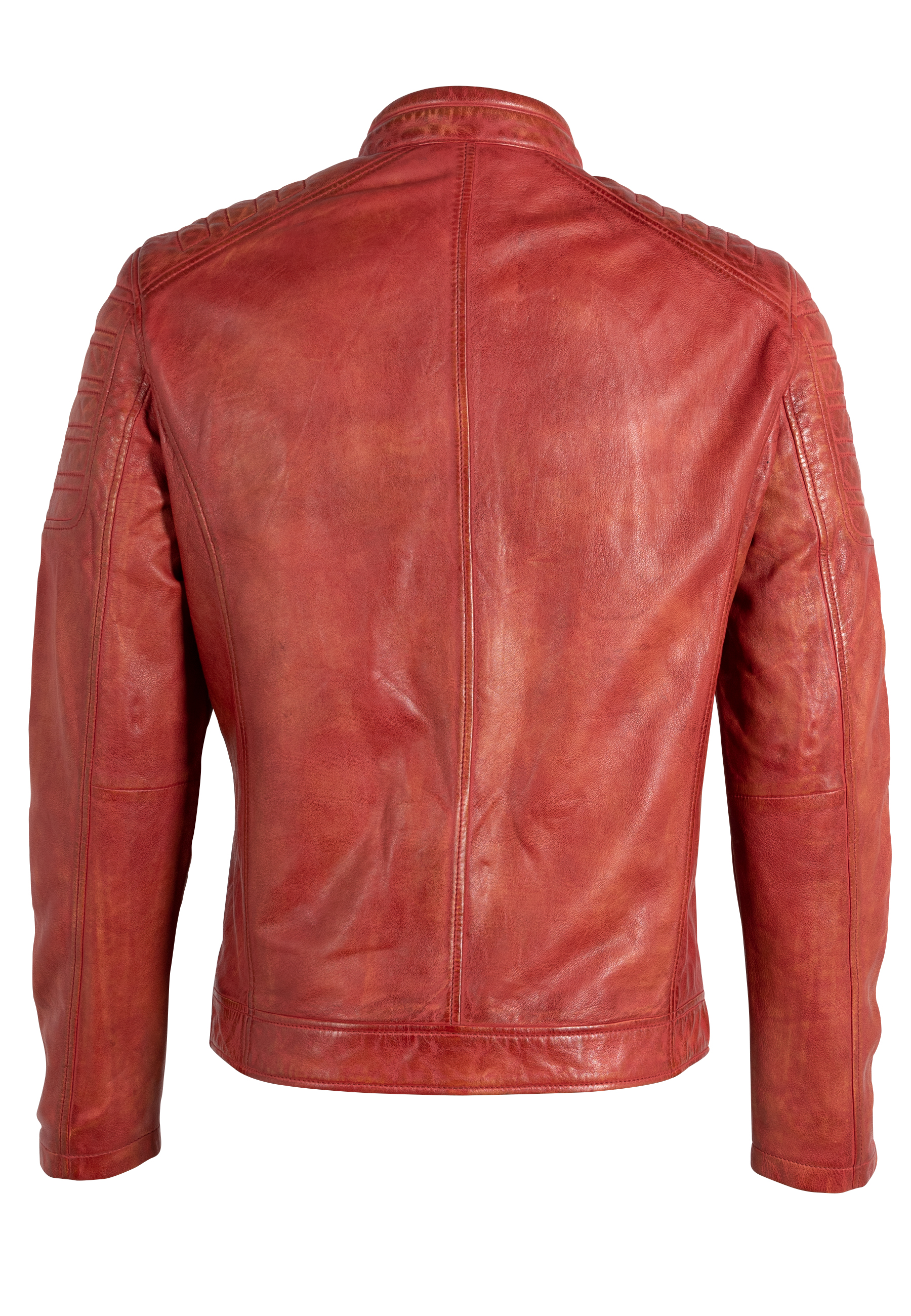 Ionut rot Leder Jacke  für Herren von GIPSY