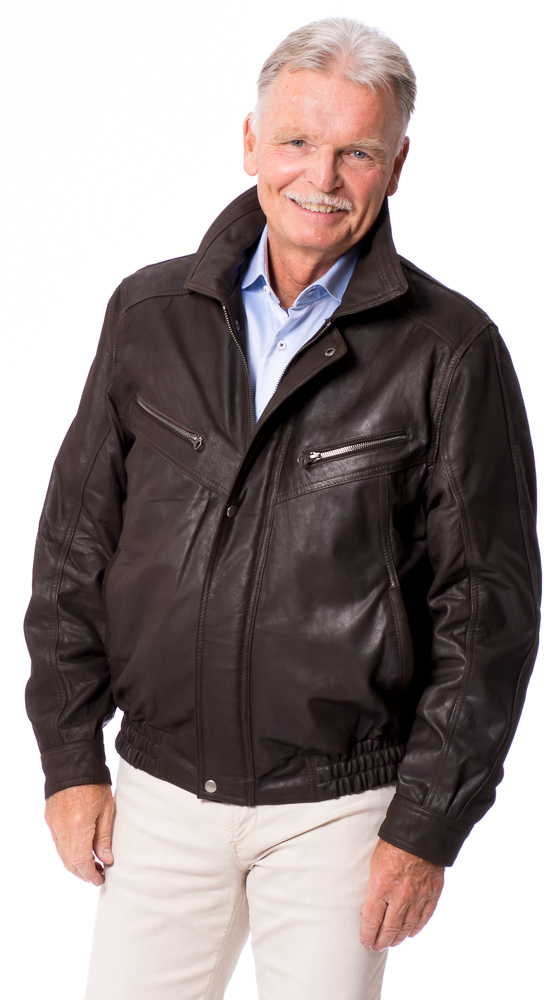 Renzo schwarz Blouson Nappaleder schwarz von TRENDZONE