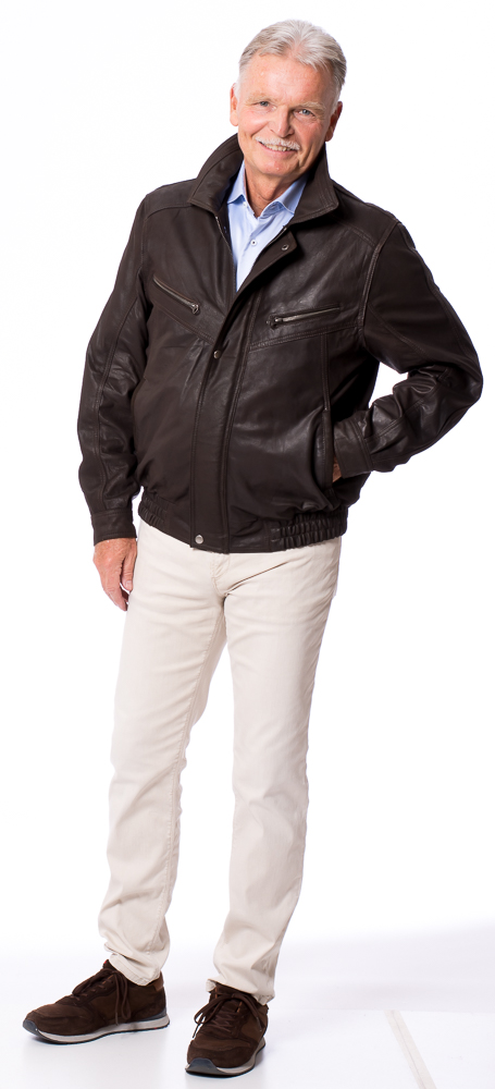 Renzo schwarz Blouson Nappaleder schwarz von TRENDZONE