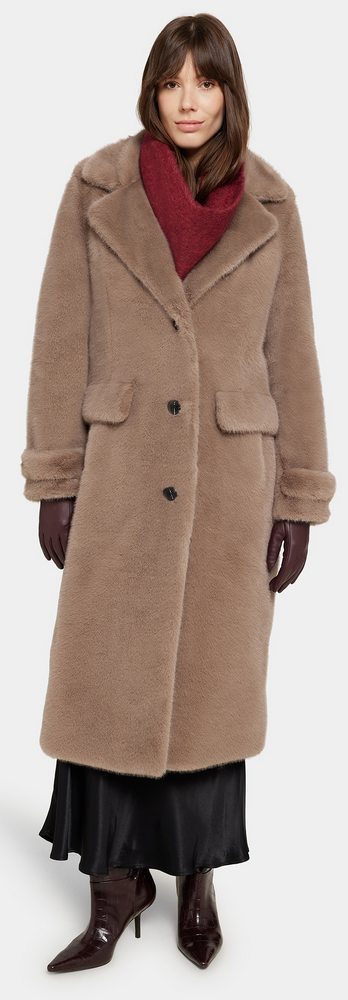 Charlene light taupe Mantel von ROCKANDBLUE