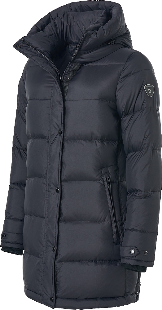 Falcon schwarzer Daunen Winter- Mantel von ROCKANDBLUE