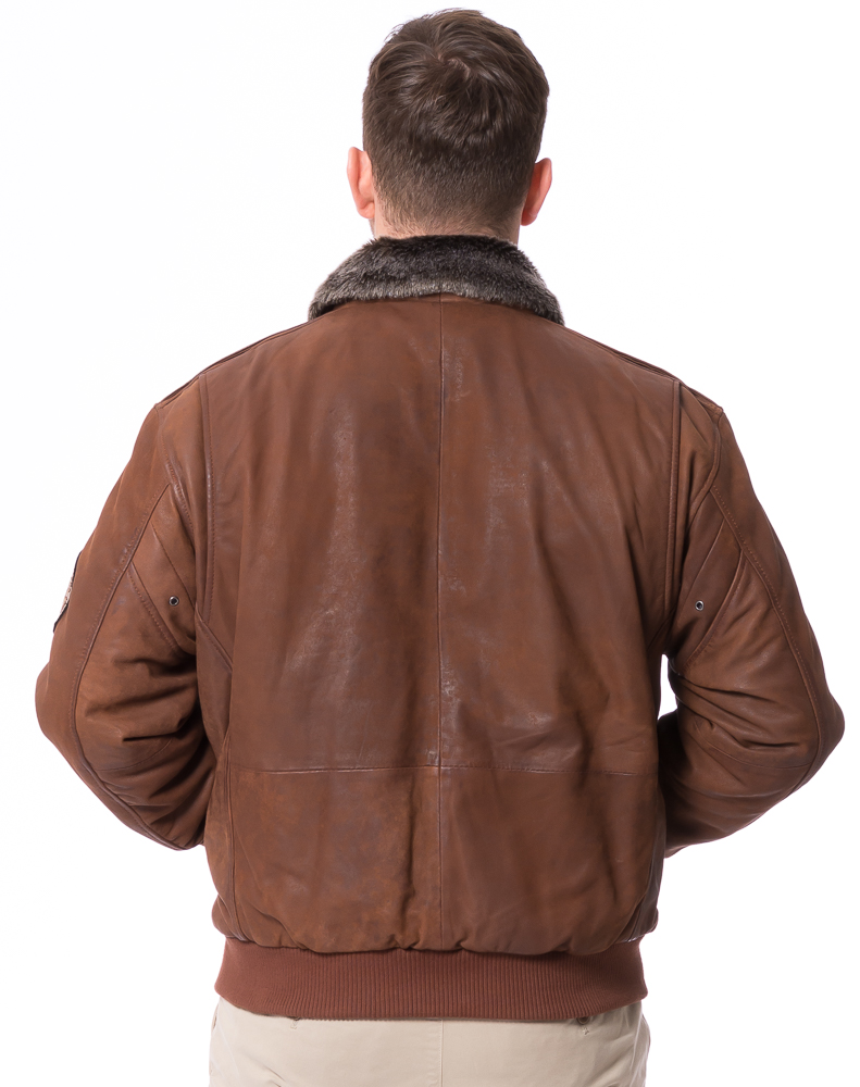 Laslo brauner Piloten Blouson von MADDOX