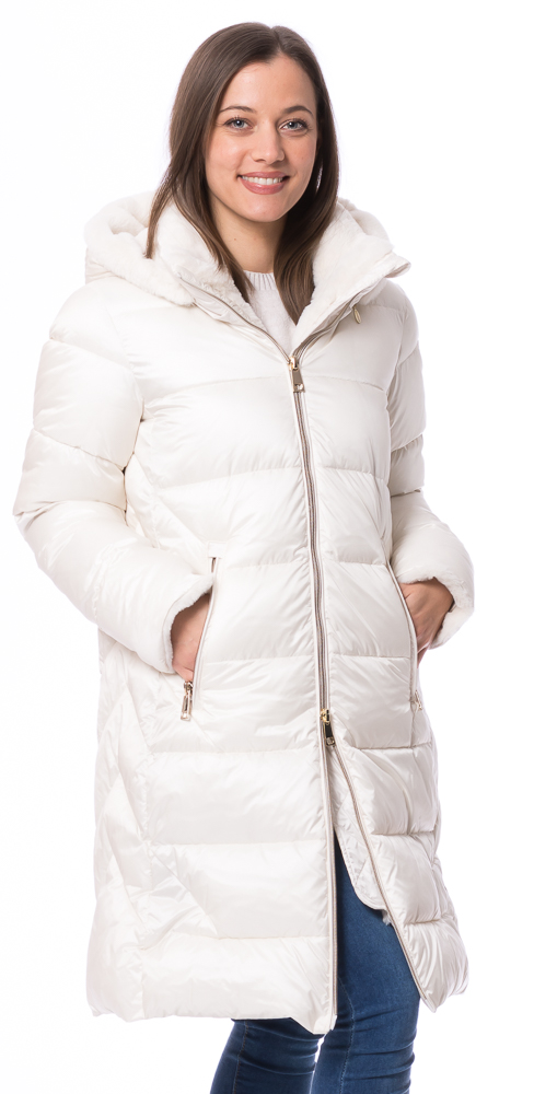 Miranda weiß Microfaser Jacke für Frauen von MILESTONE Miranda weiß Microfaser Jacke für Frauen von MILESTONE